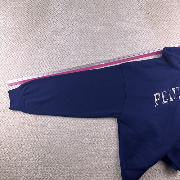 Penn State Women’s 2X Cropped 1/4 Zip Navy Pullover Hoodie NWT - Picture 9 of 16